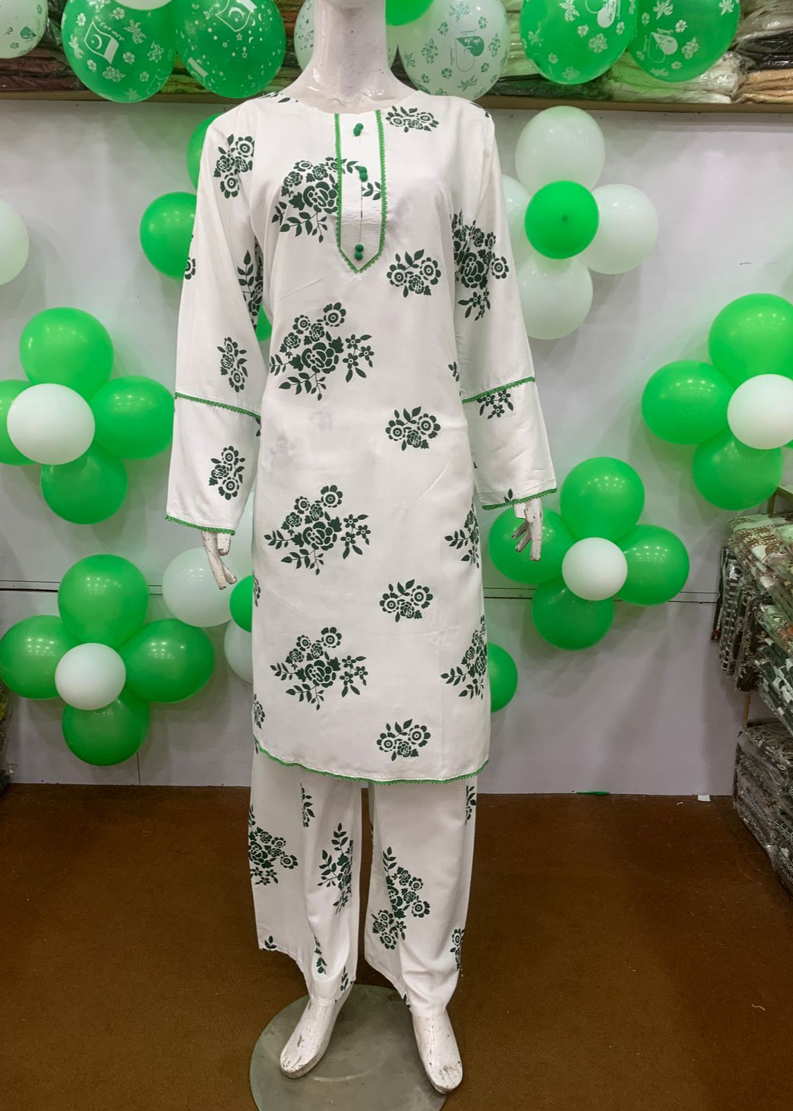 Ever Green SUMMER LINEN 2 PIECE (Flower) (94)