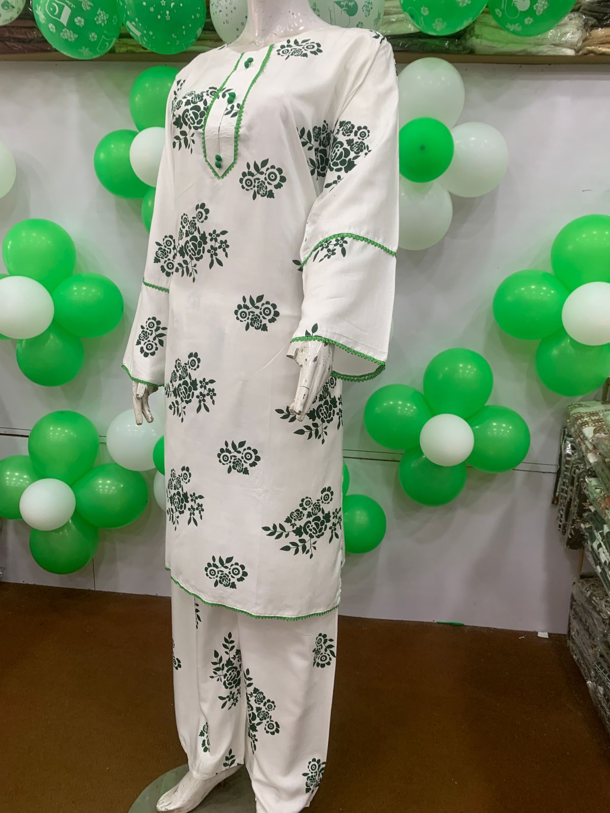 Ever Green SUMMER LINEN 2 PIECE (Flower) (94)