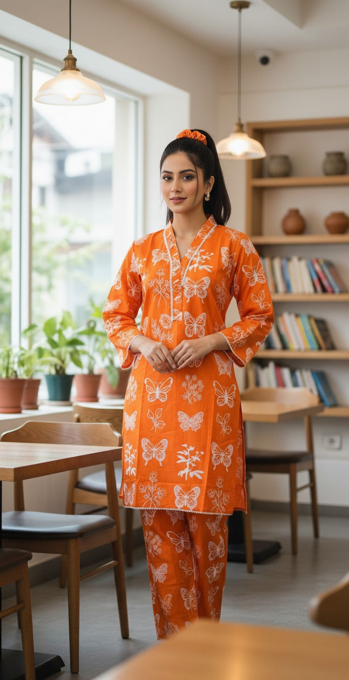 Arabic Lawn 2 Piece Eid Collection for Women – Ready to Wear Shirt & Trouser | Whatsapp 03210643366