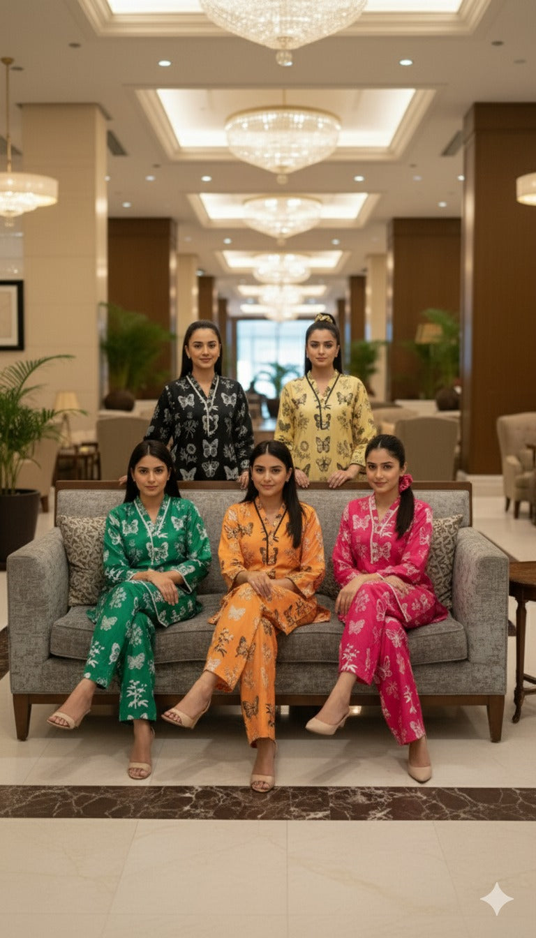 Arabic Lawn 2 Piece Eid Collection for Women – Ready to Wear Shirt & Trouser | Whatsapp 03210643366