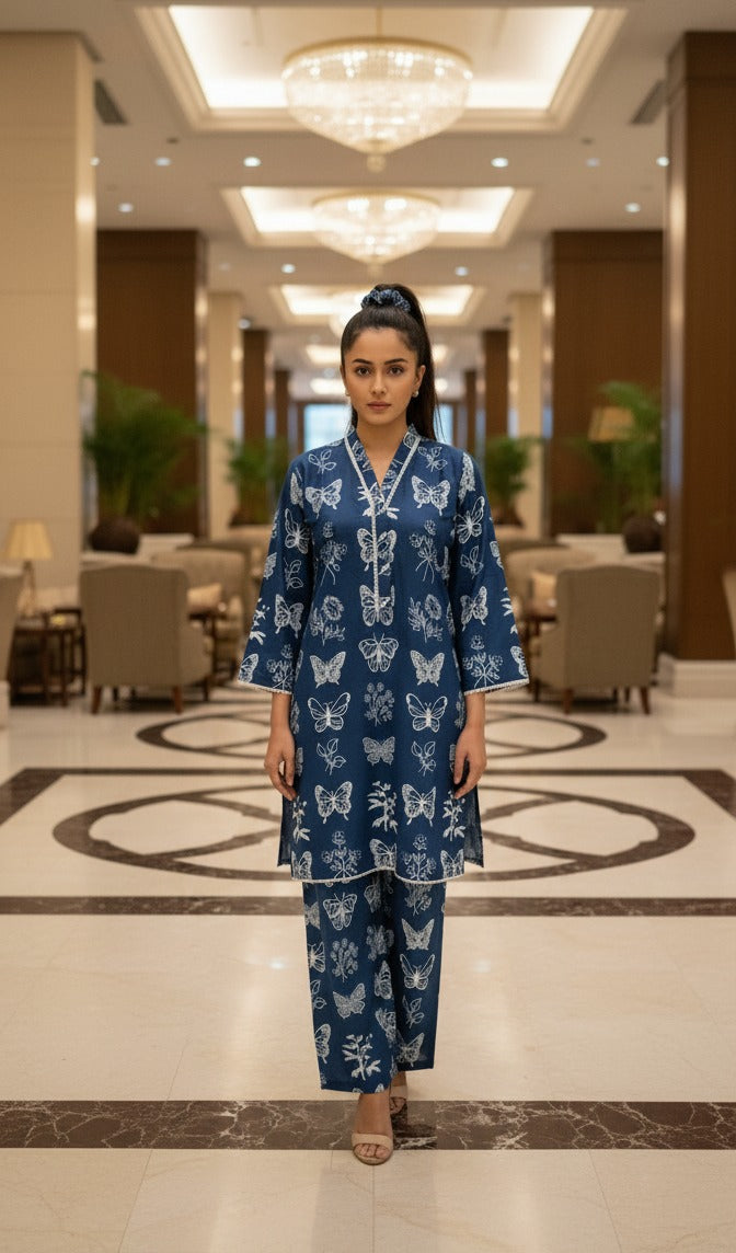 Arabic Lawn 2 Piece Eid Collection for Women – Ready to Wear Shirt & Trouser | Whatsapp 03210643366